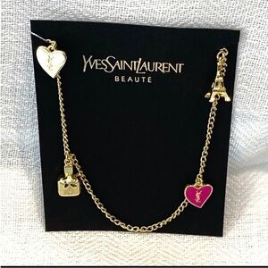 YSL Mon Paris Phone Charm Limited Edition cellphone chain accessory Charm